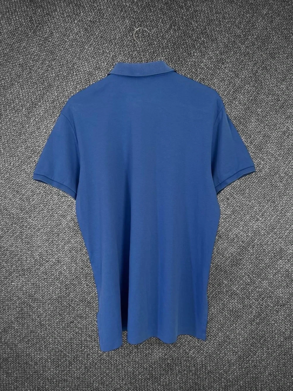 Polo Ralph Lauren Custom Fit Blue Short Sleeve Polo Shirt Size Large